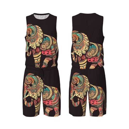 Gilet de basket-ball éléphant et short pour vos matchs entre amis