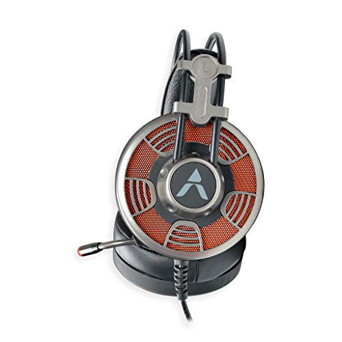 Adcom Vision 7.1 USB Noise Cancelling Super Gaming Over Ear Stereo Headphone (Steel Grey) - Image 5