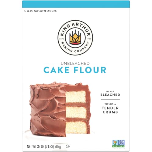 King Arthur Cake Flour, Unbleached and Unenriched, 2 lb (Pac...