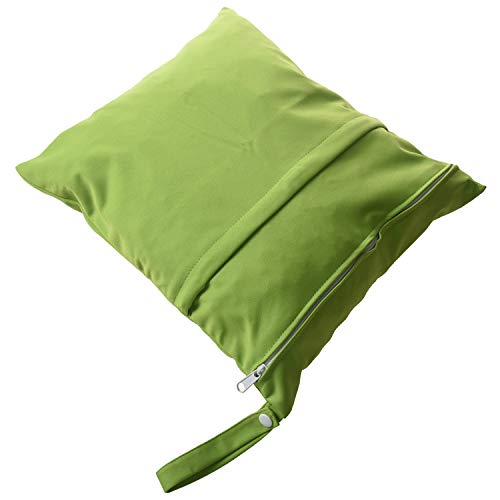 Pockety Bolsa De Pañal Mojada y Impermeable De Infantil Para El Carro De (Verde)