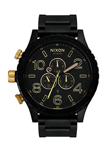 Nixon Reloj Cronógrafo para Unisex de Cuarzo con Correa en Acero Inoxidable A083-1041-00