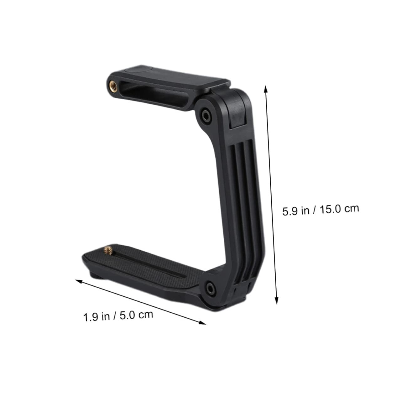 Stabilizzatore Fotocamera Portatile Multifunzionale per Dslr e Videocamere Impugnatura a U in Nylon Pa66 e Fibra di Vetro, Vite Standard 1/4, per Riprese Angolo Basso