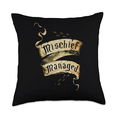 Harry Potter Mischief Managed Throw Pillow