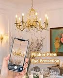 YUNRRD E14 Led SES Candle Light Bulb,4W Warm White 2700K (Small Screw)(Energy Saving Light Bulb Equivalent to 40W) C35 Edison Clear Filament Bulbs,400LM,220-240V,Non-Dimmable,Pack of 6 - Image 6