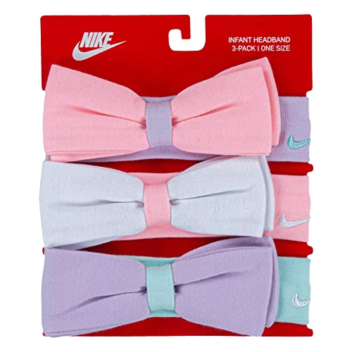 Nike Baby Girl Headbands 3 Pack (P(NN0753-P6I)/V, 0-6 Months)3