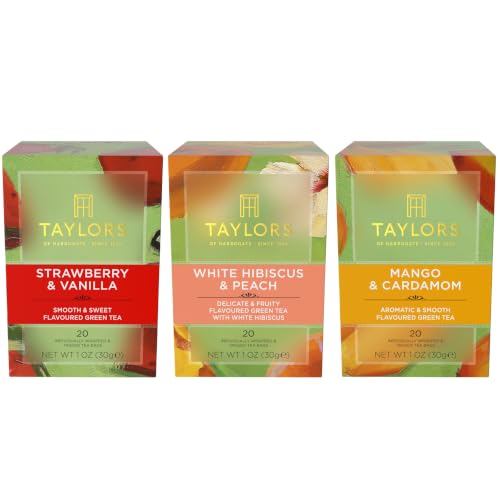 Image of Taylors of Harrogate Green Tea Fruit Infusion Pack, 20ct x 3
