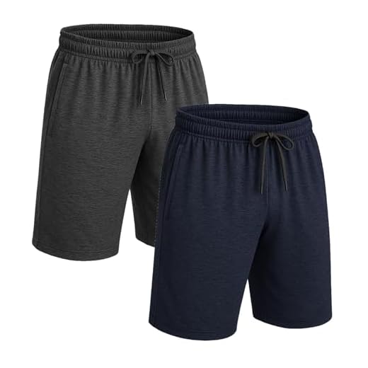 Kit 2 Shorts Bermuda Dry Fit Anti-Suor Plus Size Masculina Academia Treino G1 ao G3 (Chumbo/Azul, G2)