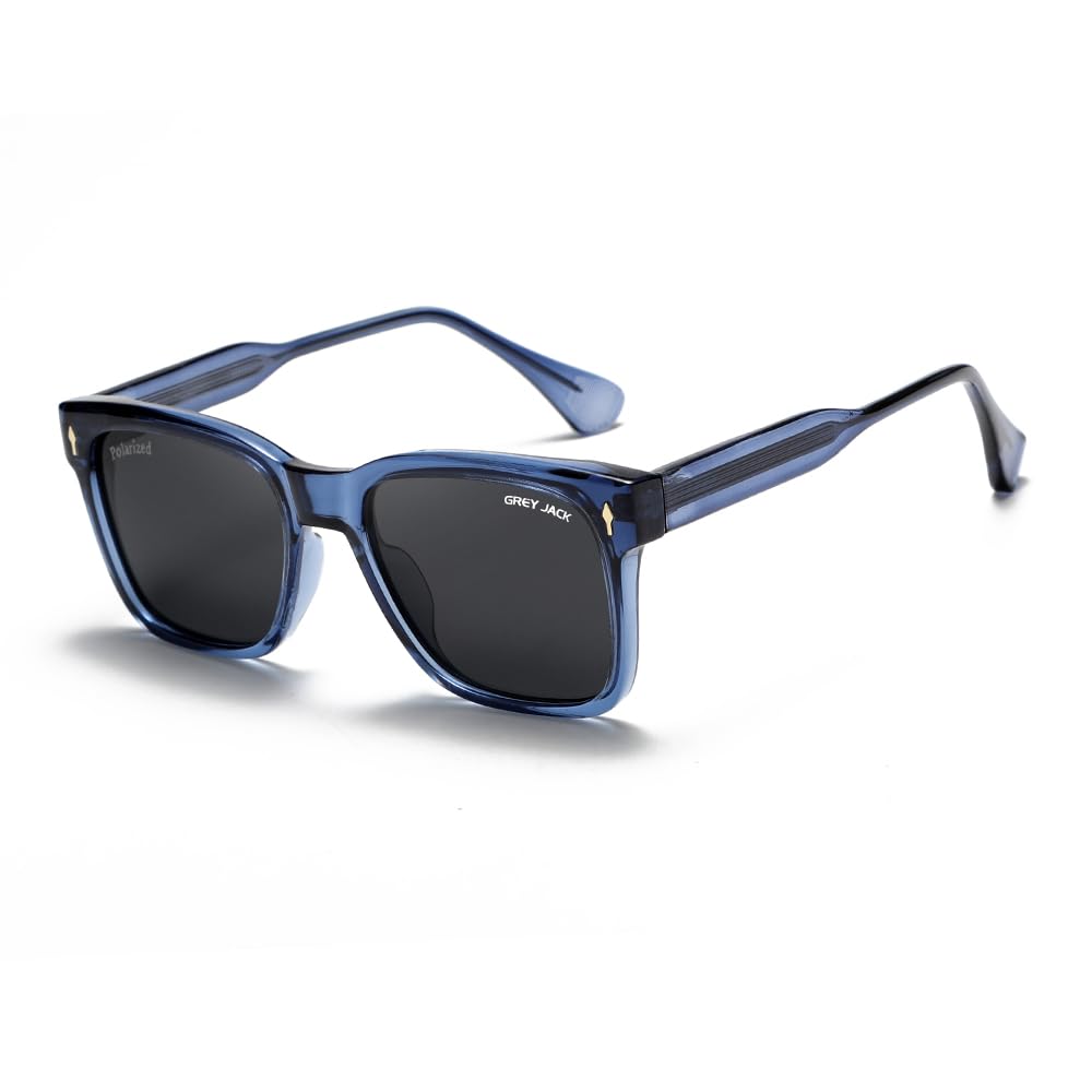 grey jack Full Rim Rectangle Sun Glasses Latest Stylish Sunglasses for Men Women Polarized UV Protection 3317-picture-43