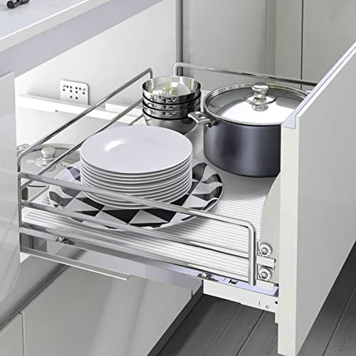 Hoople 12In*20Ft (240Inches) Non Adhesive Shelf Liner Protects Drawer, Cabinets, Shelves, And Storage Areas. Non-Slip Drawer Liner, Durable, Oil-Proof Cabinet Liner. #TOP6