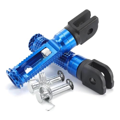 Repose-pieds CNC pour MT09 et Tracer en aluminium rouge anodisé haute précision