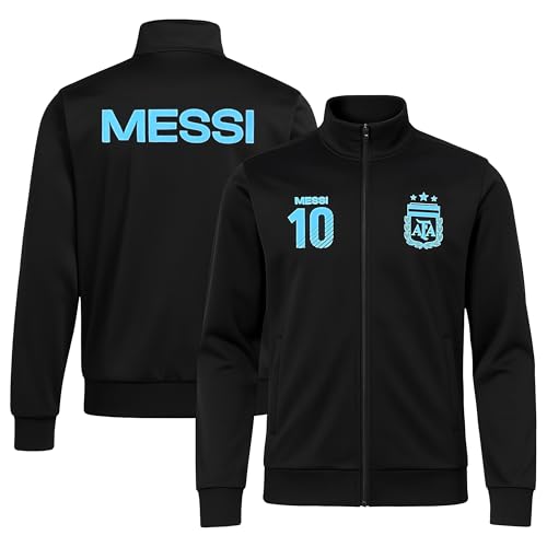 Image of Icon Sports Officially Licensed Argentine Football Association Lionel Messi Track Jacket - Unisex Adult