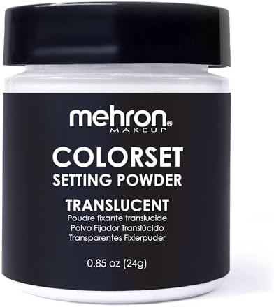 Mehron Makeup Colorset Setting Powder - TRANSLUCENT Setting Powder