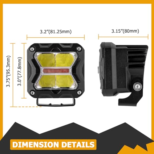 Kit de luces LED para autos WeiSen con soportes resistentes miniatura 4