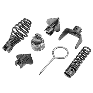 DOITOOL 7 stks Pijp Dredge Heads Pijpleiding Baggermachine Drain Cleaner Hoofd Accessoires