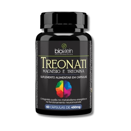 Treonati Magnésio E Treonina - 60 Cápsulas - Bioklein