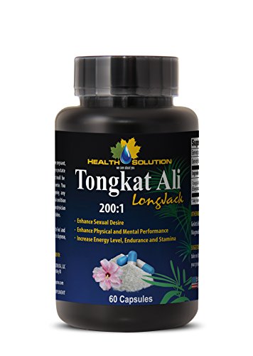 Organic tongkat ali - Tongkat Ali 200:1 Premium Extract - Testosterone Vitamins (2 Bottles - 120 Capsules)
