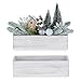 NUPTIO Wooden Box Centerpiece for Table: 2 Pcs 11.8