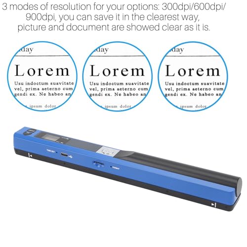 Elprico Escaneo Rápido Escáner Portátil Documento de Mano -Scanner A4 Alta Velocidad para Abogados Estudiantes - imagen 6