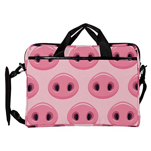 Funda bandolera de portátil 14 pulgadas resistente con compartimentos y correa de hombro 3