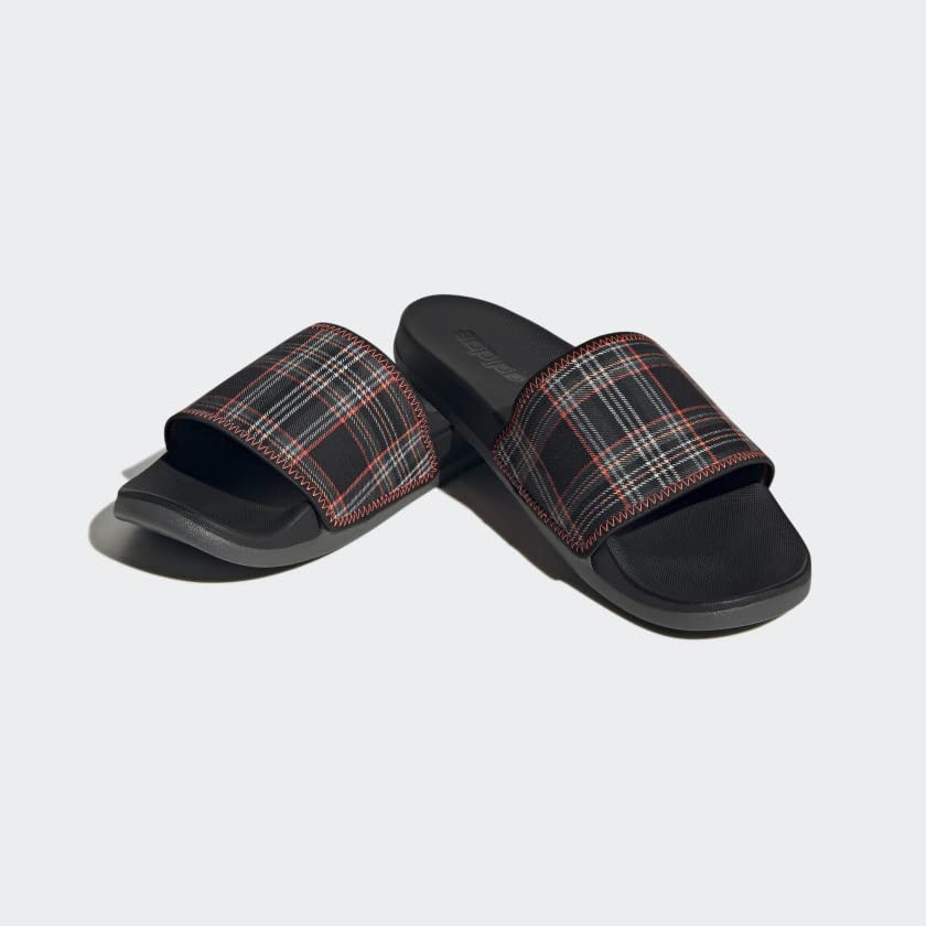 Image of adidas Adilette Comfort Slides Men's, Black, Size 8