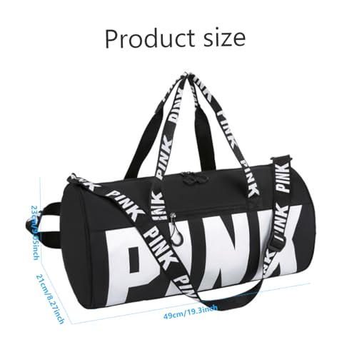 Bolsa de viaje deportiva con bolsillo húmedo Gcroet y asa cómoda para natación 7