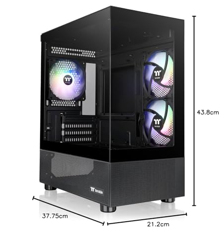 Thermaltke View 170 TG ARGB | Boîtier Gaming | Black