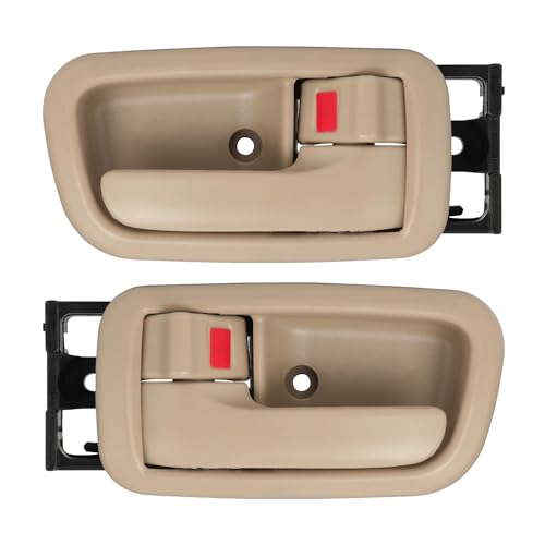 SOEKAVIA Interior Door Handles with Bezel Fit for Toyota Tundra...
