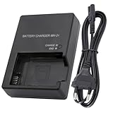 MH-24 EN-EL14 EN-EL14A Chargeur de Batterie Compatible avec Nikon D5100 D5300 D3100 D3200 D5600 D3400 D5500 D5200 D3300 D3500 DF Coolpix P7800 P7700 P7100 P7000 Appareil Photo & 100cm AC Cord