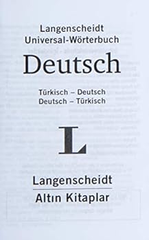 Paperback Langenscheidt Turk.-Alm./Alm.-Turk Sozluk [Turkish] Book