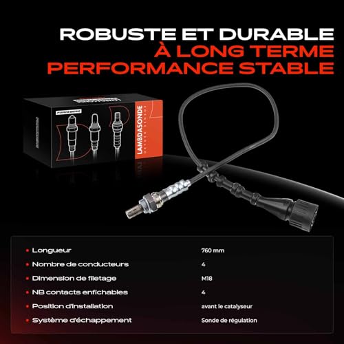 Sonde lambda régulation 0258005324 pour modèles E30 E32 E36 M3 1987-1998 - 4