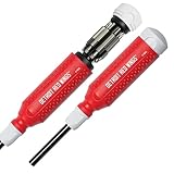 MEGAPRO NHL チームエディション マルチビットドライバー | NHL公式ライセンスギア | 丈夫で人間工学的なプログレードのドライバー (Detroit Red Wings)