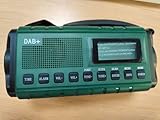 Wind-Up Solarradio Kurbelradio Notfallradio, AM/FM Radio mit Powerbank-Funktion, LED Lampe und SOS, Handy Ladegerät, Camping Zubehör für Outdoor, Vorsorge, Remote Gebiete