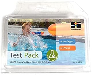 Tintometer Lovibond Pooltester Refill Pack - 30x pH Phenol Red and 30x DPD No 4 Rapid Dissolve Swimming Pool Hot Tub Tablets (60 Tablets)