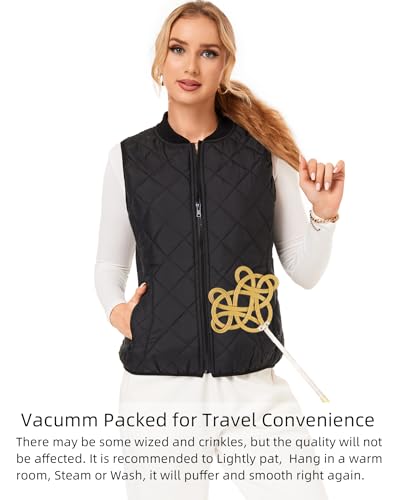 Fuinloth FCV24V5OBKLLYP Women'S Quilted Vest thumb #4