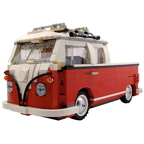 LEGO Creator 10220Set VW T1 Campingbus, seltene Sets mit zusätzlicher Anleitung Pritsche