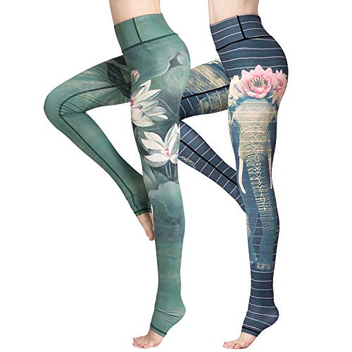 Witkey High Waist Over The Heel Yoga Pants