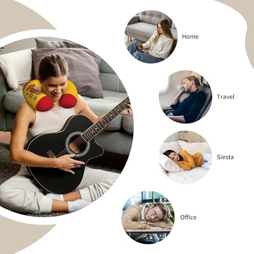 Almohada de viaje espuma memoria U lavable miniatura 7