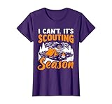 Tienda de campaña Fogatas Campamento Campamento Scout Camiseta, Mujer, Morado, S