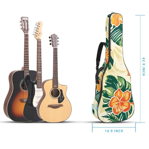 Housse guitare étanche 109 cm avec poches pour protéger de l'eau - 5