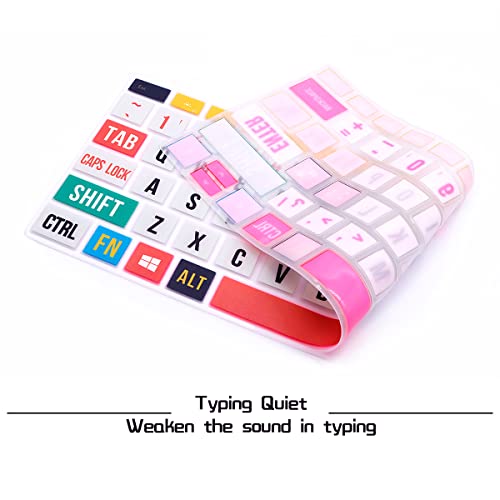 Protector de teclado de silicona HRH para Surface Laptop 13.5" y 15" miniatura 4