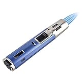 IEIK Double Flame Refillable Lighter, Adjustable Torch Lighter for Camping Cooking BBQs Kitchen...