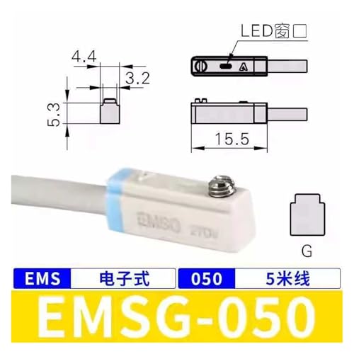 Sensor magnético DMSG-020 interruptor cilindro CMSG CMSJ CMSH CMSE 2