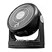 Produktbild Iris Ohyama Woozoo, 33, Ventilator, Schwarz, 3 Geschwindigkeiten, Oszillierend, leise, Table Fan, Tischventilator, Lüfter, Bodenventilator, tragbarer, Portable, Cooling, Desk Fan, PCF-HM23