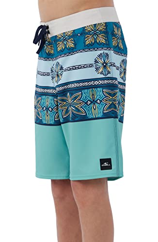 O'NEILL Boy's 17 Inch Printed Boardshorts - Water Resistant Swim Trunks for Kids with Quick Dry Stretch Fabric and Pockets2