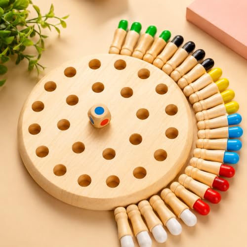 Image of Memory Chess Game, Memory Game for Kids, Board Games Toys for 4 Year Boy Boys and Girls Fun Adults at Home Games for Boys 7-14 Years funzone Puzzle Game for Kid 7 to 10 Years