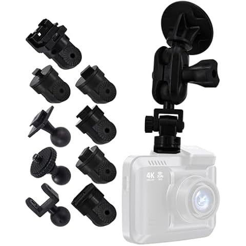 Triplinger Dash Cam Double Sided Adhesive Mount for Rexing Rove SASINON SUVCON Miden BAEASU Azacvb lensuge DoHonest iZEEKER Galphi BOOGIIO Otovoda Miofive Lensuge zhiroad Neideso Avylet Sticky Mount Cover