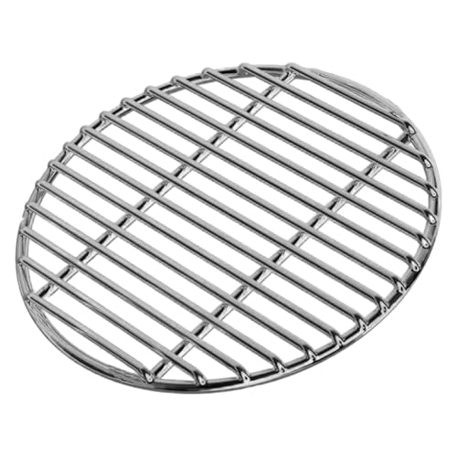 Grille de gril, plateau de cuisson rond acier inoxydable 16" - 2