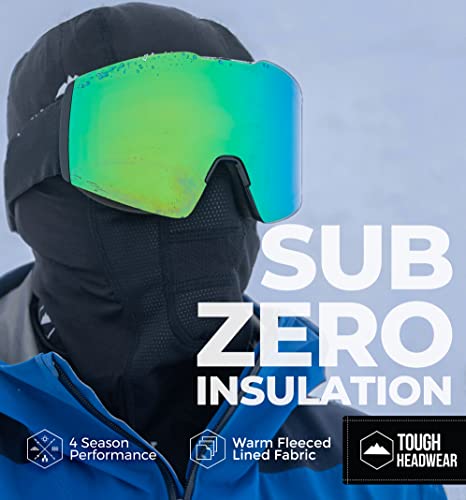 Balaclava Ski Mask - Winter Face Mask For Men & Women - Cold Weather Gear For Skiing, Snowboarding & Motorcycle Riding Black #TOP3
