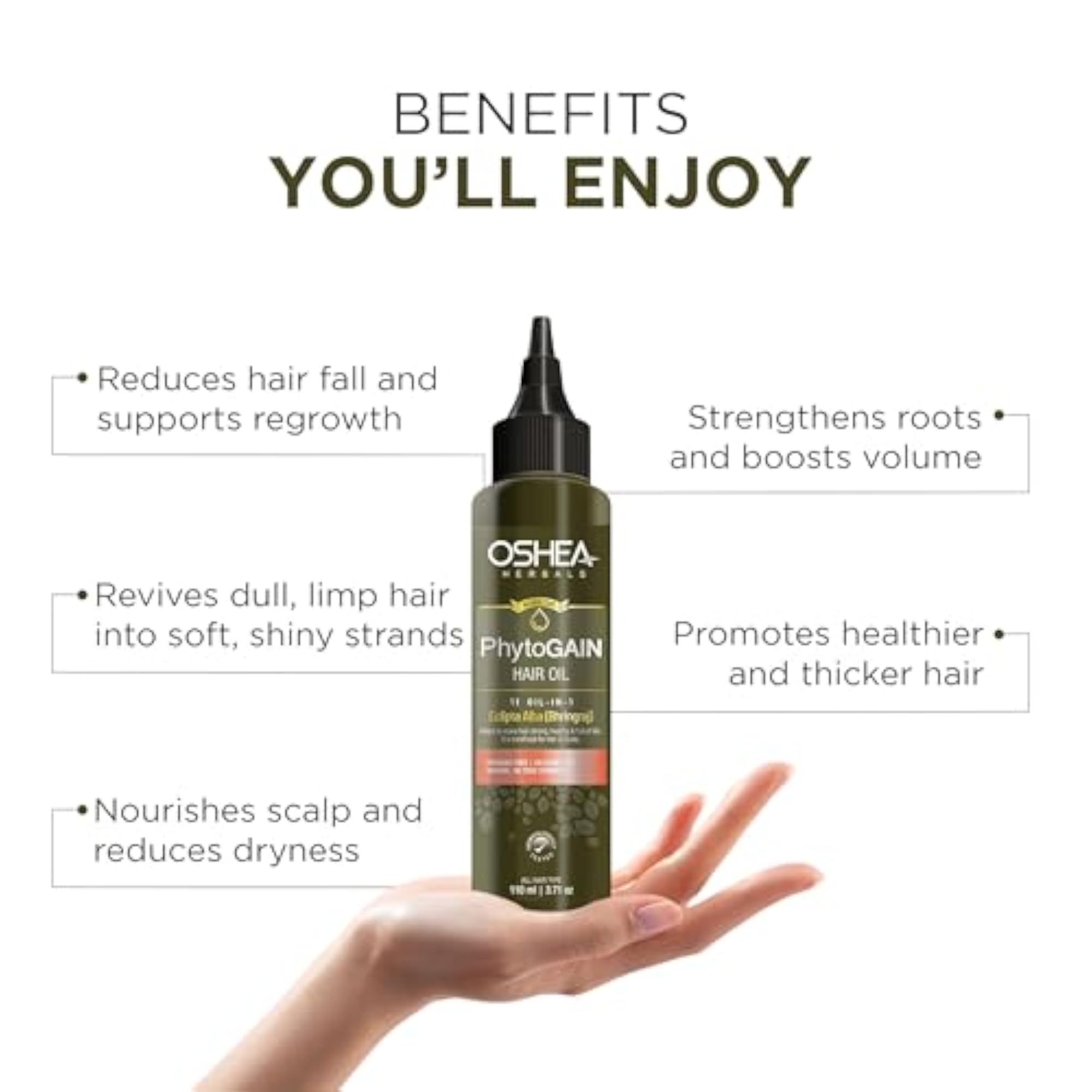 Herbals Phytogain Natural Hair Growth Oil, 110ml