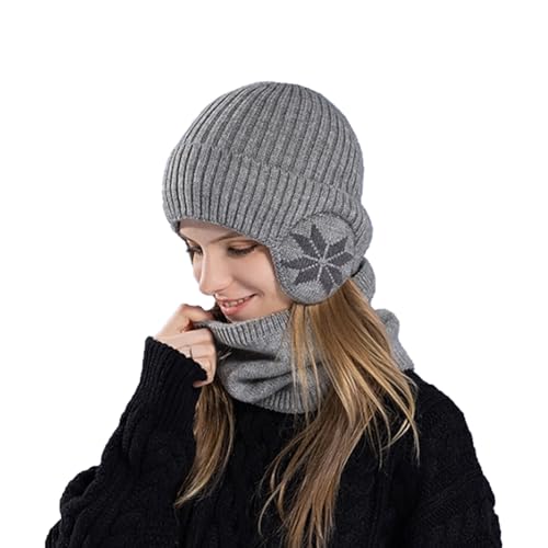 Catálogo para Comprar On-line Gorros de punto para Mujer que puedes comprar esta semana. 46 Gorros de Invierno para Hombre y Mujer,Conjunto de Gorro y Bufanda Invierno para Niños y Niñas,Cálido Gorro de Punto Forrado de Lana con Anchas Orejeras,Nieve,Esquiar